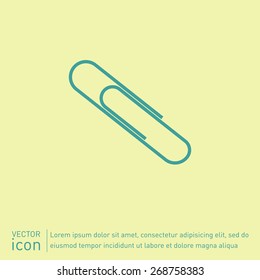 paper clip icon, a symbol of office