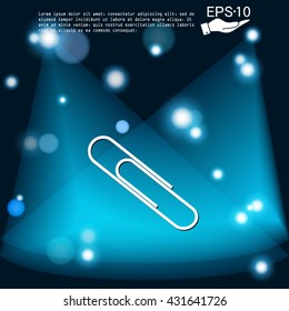 paper clip icon, a symbol of office