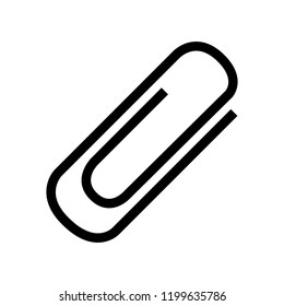 Paper clip icon in trendy flat style isolated on background. Paper clip icon page symbol for your web site design Paper clip icon logo, app, UI. Paper clip icon Vector illustration, EPS10.