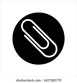 Paper Clip Icon Vector Art Illustration