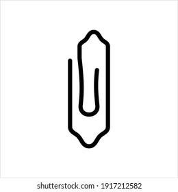 Paper Clip Icon Vector Art Illustration
