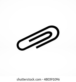 paper clip icon, vector best flat icon EPS