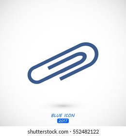 paper clip icon, vector best flat icon EPS