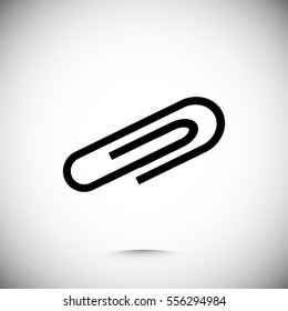 paper clip icon, vector best flat icon EPS