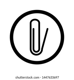 Paper Clip Icon Vector Design Symbol Illustration