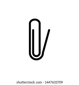 Paper Clip Icon Vector Design Symbol Illustration