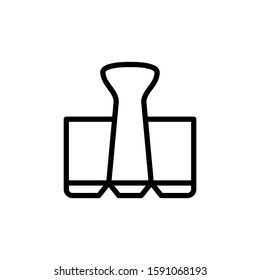 Paper clip icon vector design template