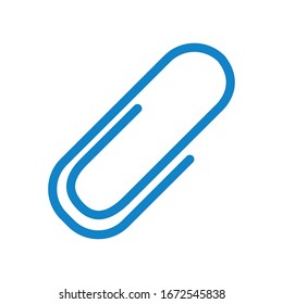 Paper clip icon vector design template ilustration