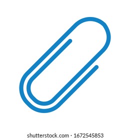 Icono de clip Ilustración de plantilla de diseño vectorial