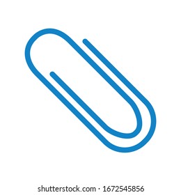 Paper clip icon vector design template ilustration