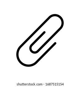 Icono de clip plantillas de diseño vectorial de fondo blanco
