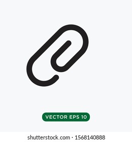 Paper Clip Icon Vector EPS10