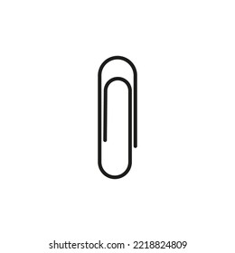 Paper clip icon. Vector graphics