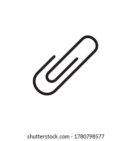 Ilustración vectorial del icono del clip de papel