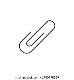 Ilustración vectorial del icono del clip de papel