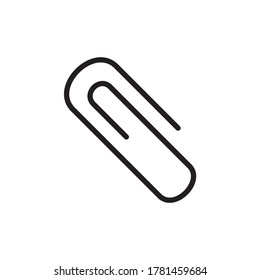Paper Clip Icon Vector Illustration