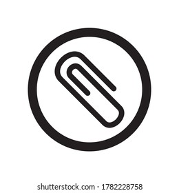Paper Clip Icon Vector Illustration