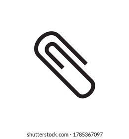 Ilustración vectorial del icono del clip de papel