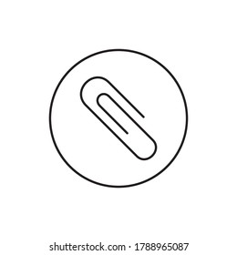 Paper Clip Icon Vector Illustration