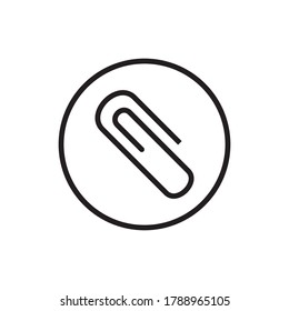 Paper Clip Icon Vector Illustration