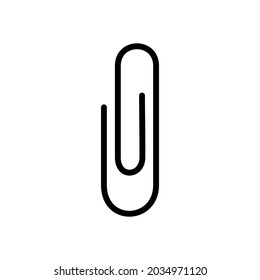 Ilustración vectorial del icono del clip de papel Eps10