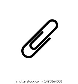 paper clip Icon Vector Logo Template