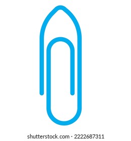 paper clip Icon Vector Logo Template