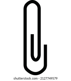 paper clip icon vector, paper clip symbol vector, for your design needs