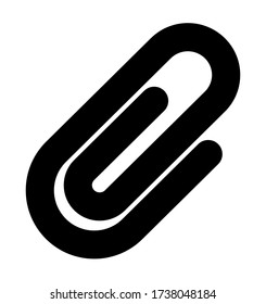 Paper Clip icon vector for web and app