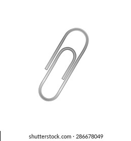 Paper clip illustration.