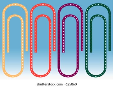 Paper clip illustration