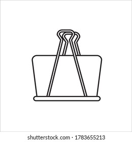 Vektorgrafik-Vektorgrafik-Vorlage für Papierklammern