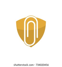 Paper Clip Logo Element