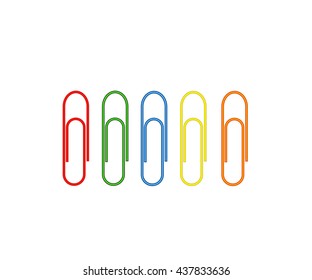 Paper Clip Multi Colored