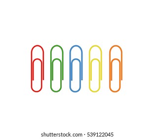 Paper Clip Multi Colored