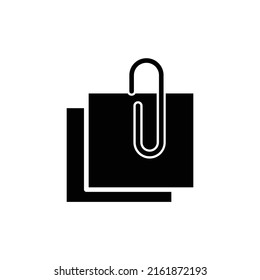 paper clip new icon simple vector
