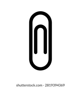 Paper Clip Office Stationery Vector Icon