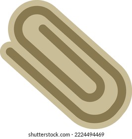 paper clip clip para papel symbol icon