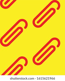 Paper clip pattern with variant color 