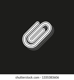 paper clip sign, attachment icon - paper clip, email attachment, attached file