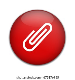 Paper clip sign icon. Clip symbol, attachment button