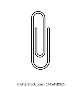 Paper Clip Symbol Icon Vector Design Illustration