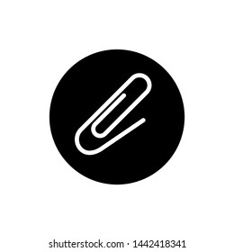 Paper Clip Symbol Icon Vector Design Illustration