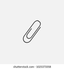 paper clip vector icon