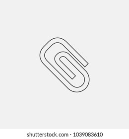 paper clip vector icon