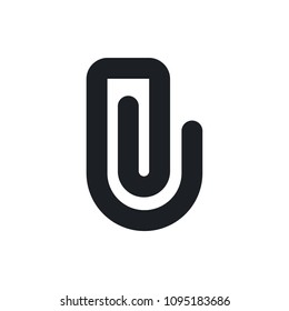 paper clip vector icon