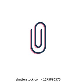 Paper Clip Vector Icon