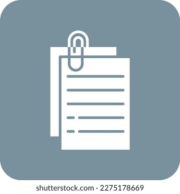 Paper Clip vector icon. Can be used for printing, mobile and web applications.