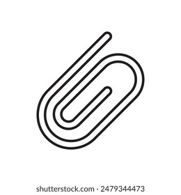 paper clip vector icon, vector eps 