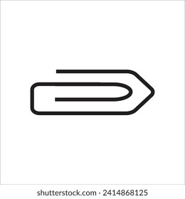 paper clip vector icon line template